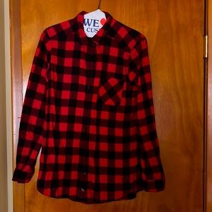 LLBean Women’s Tunic Flannel Shirt